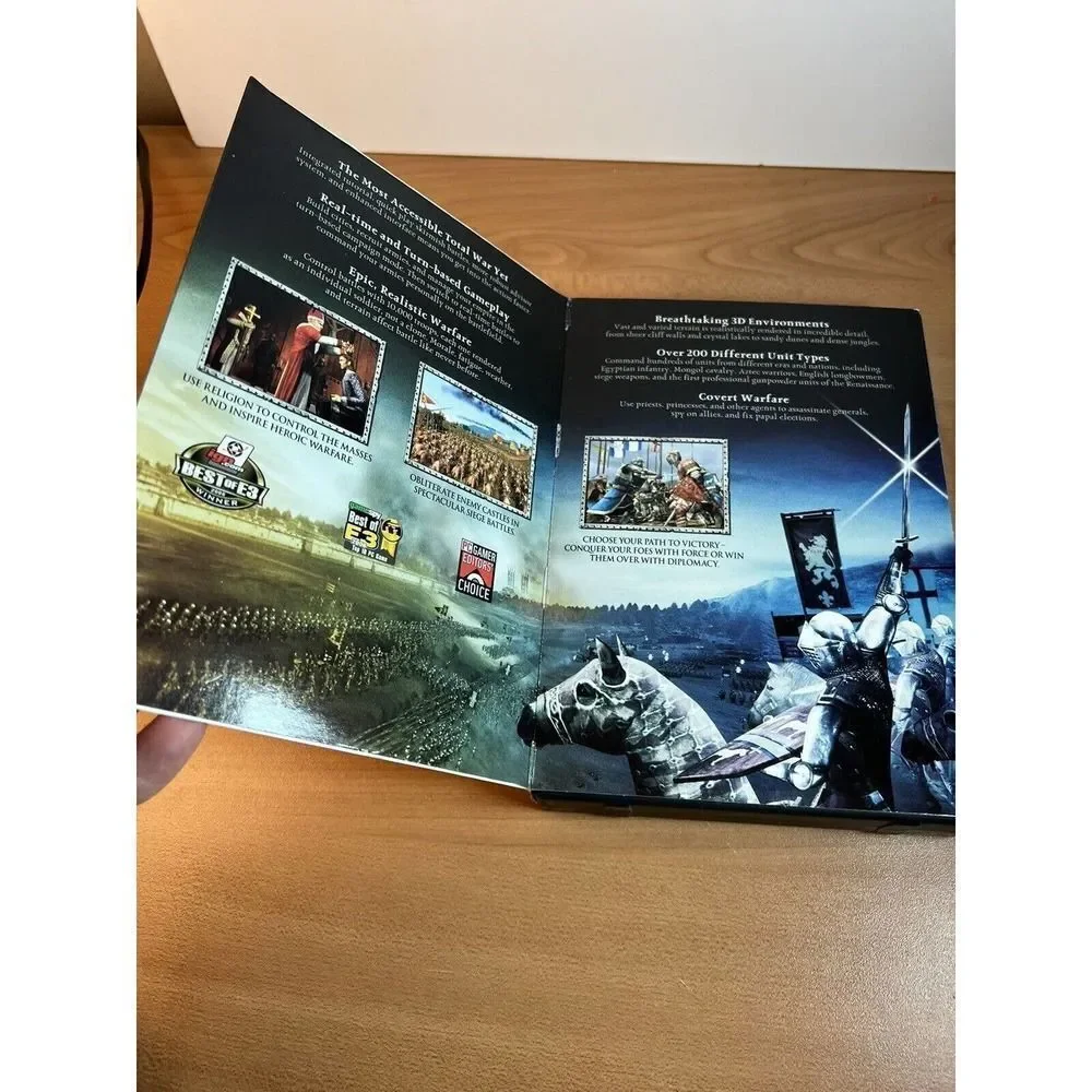 Medieval Ii: Total War Limited Edition (PC, 2006) SEGA 2 Disc Plus Soundtrack